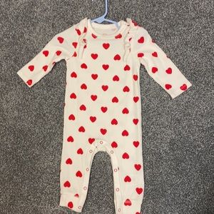 6-9month Girls Heart Onesie